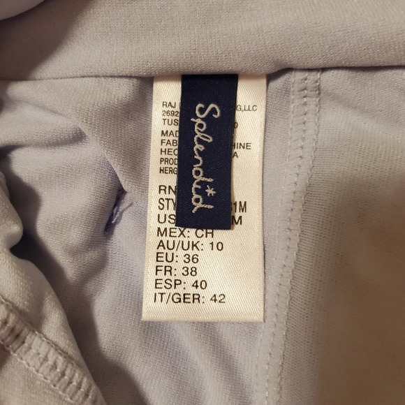 NWT Splendid Atmospheric Belted Swimsuit Blue White Stripe S - Picture 4 of 5